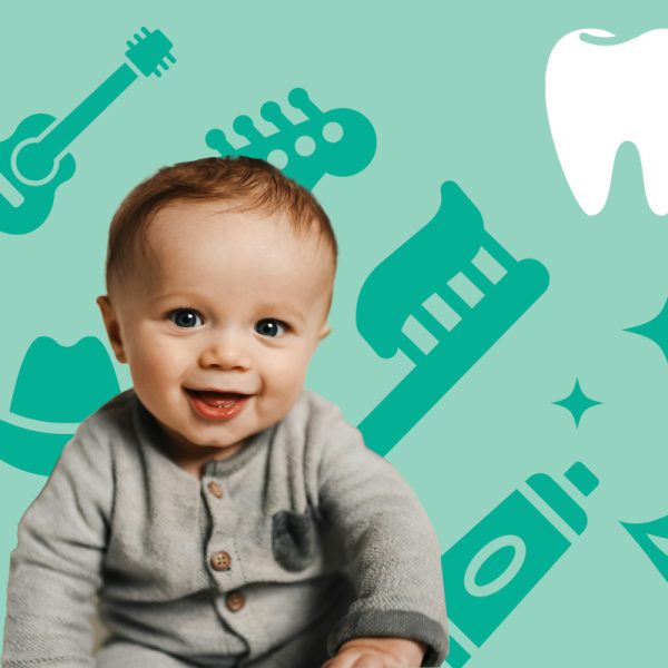 Image of an infant ready for his first pediatric dental visit at Park Lane Pediatric Dentistry & Orthodontics